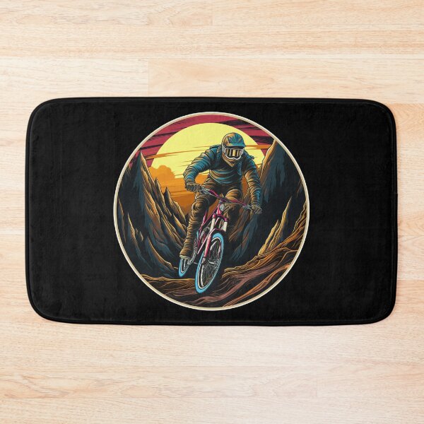 Item preview, Down Hill Mountain Trail Biking Retro Vintage Gift designed and sold by T-shirt-Designs.