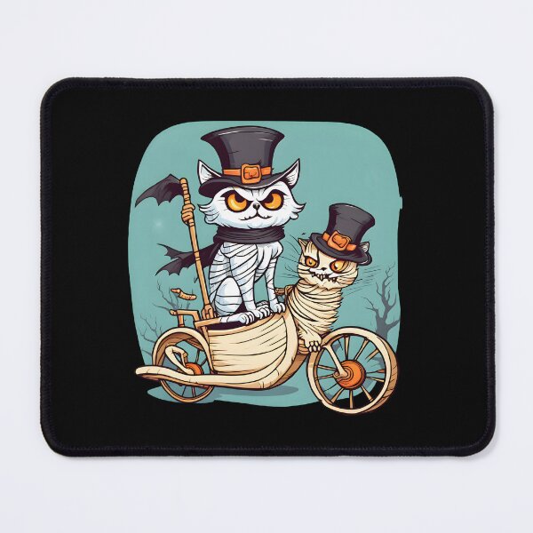 Item preview, Two Mummy Cats Go To Halloween Party designed and sold by BloomCatB.