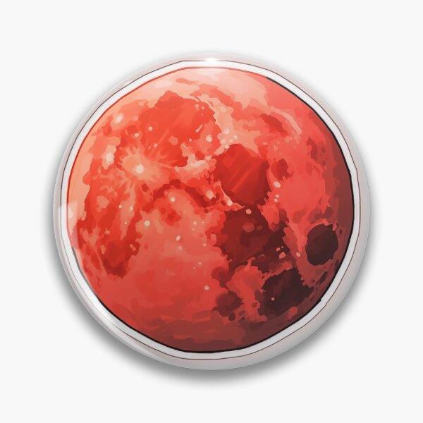Item preview, Red Moon Sticker designed and sold by Arsenii  DRappa.