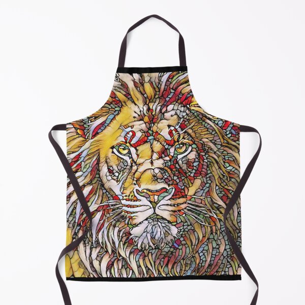 Item preview, Colorful Lion Stained Glass Style designed and sold by TGAL2.