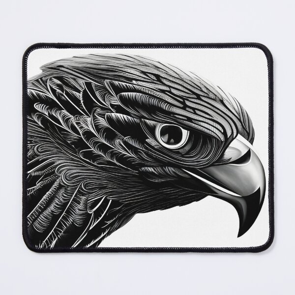 Item preview, Charcoal Falcon, Ai Generated Art designed and sold by ACC .