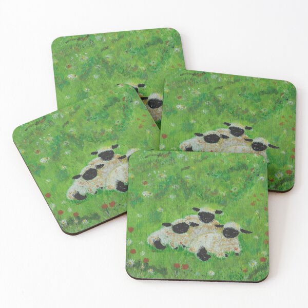Item preview, Three little lambs on the field designed and sold by Cecilstore.