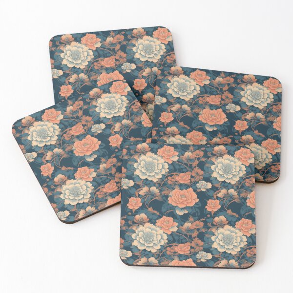 Item preview, Oriental flowers 43 designed and sold by DoodleLandShop.