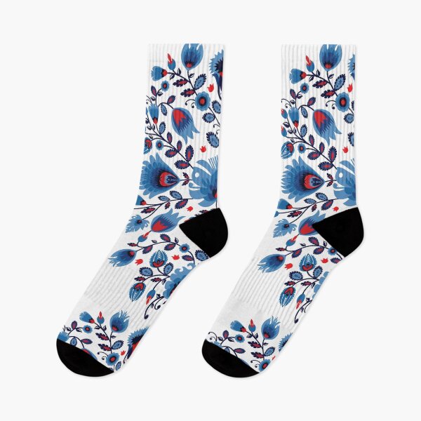 Item preview, Symphonic Blossoms: A Lowicz Overture in Blue and Red designed and sold by FK-UK.
