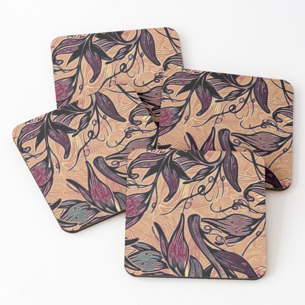 Item preview, Purple Leaf Pattern designed and sold by tomorrowsart.