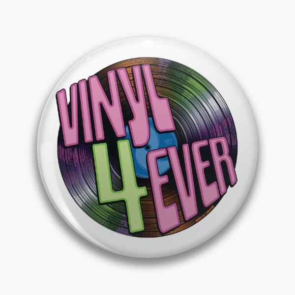 Item preview, Vinyl 4 Ever Vintage Look LP Record Design designed and sold by wiredcat-tees.