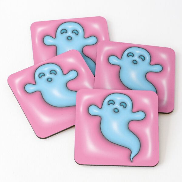 Item preview, Cute ghost blue pink halloween designed and sold by Blueberry Shake.
