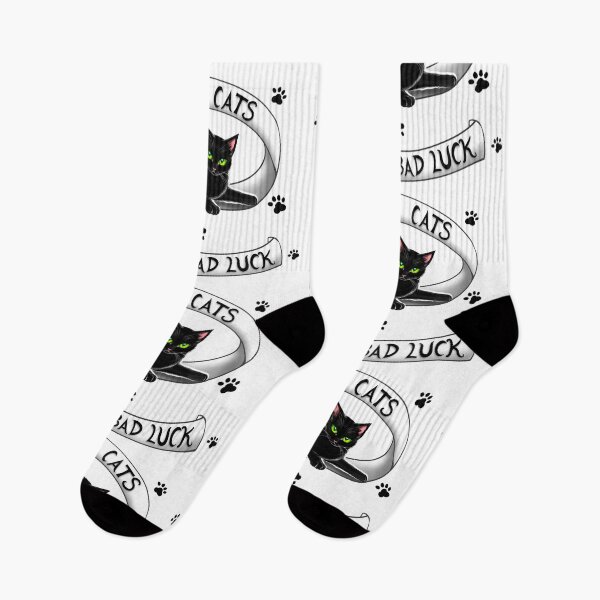 Item preview, Black Cats Are Not Bad Luck designed and sold by AshKittyArt.
