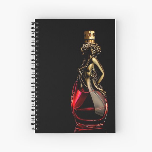 Red Picassoesque Perfume Bottle Spiral Notebook