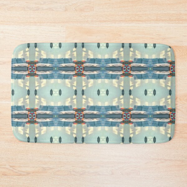 Item preview, Lounge Reflections Photo Pattern Blue designed and sold by vallisrowe.