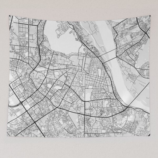 Item preview, Hanoi City Map of Vietnam - Light designed and sold by deMAP.
