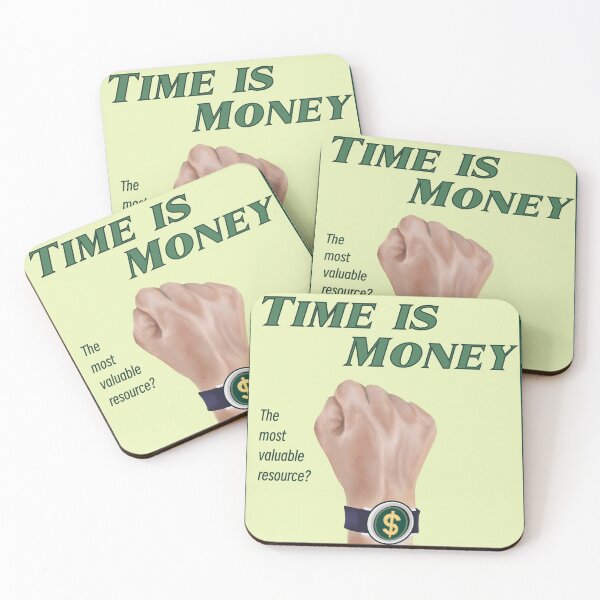 Item preview, Time is money vintage poster designed and sold by Agapeart111.