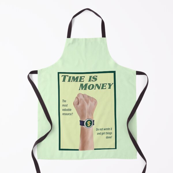 Item preview, Time is money vintage poster designed and sold by Agapeart111.