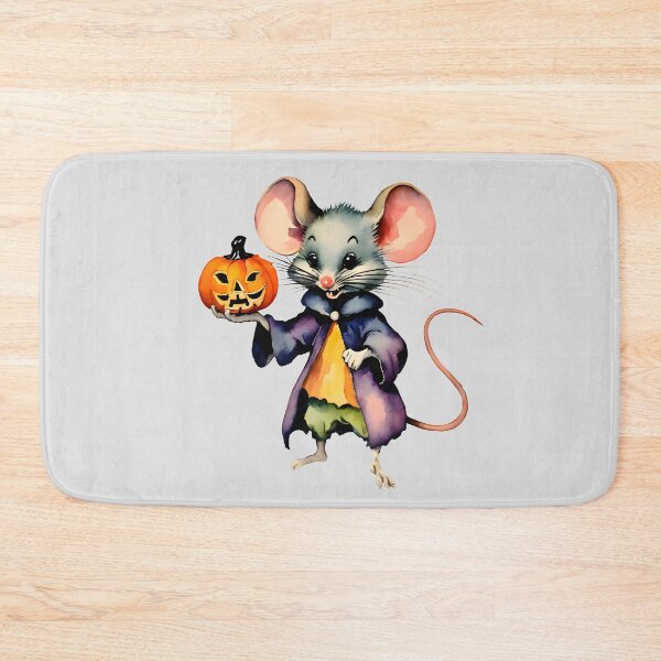 Item preview, Cute Little Mouse and Halloween Pumpkin designed and sold by BloomCatB.