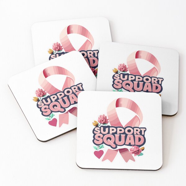 Item preview, Support Squad Breast Cancer Awareness Ribbon designed and sold by Hamza Mrizak.