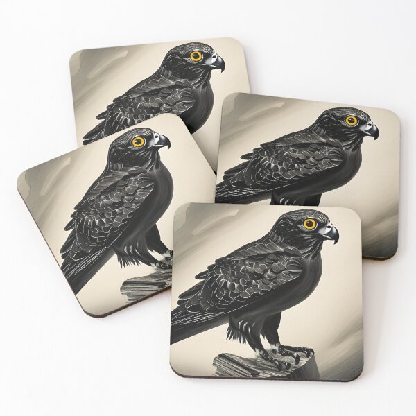 Item preview, Charcoal Falcon, Ai Generated Art  designed and sold by ACC .
