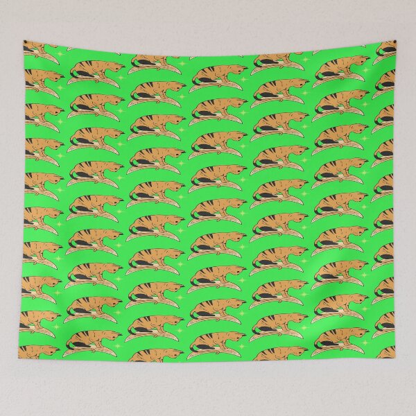 Item preview, Adventurous Tiger Striped Kitten on a Banana designed and sold by dyart painting.