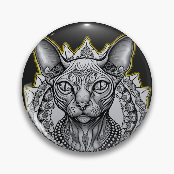 Item preview, Funny Sphynx Cat Art Hairless Cat Lover Pet designed and sold by Albaley.