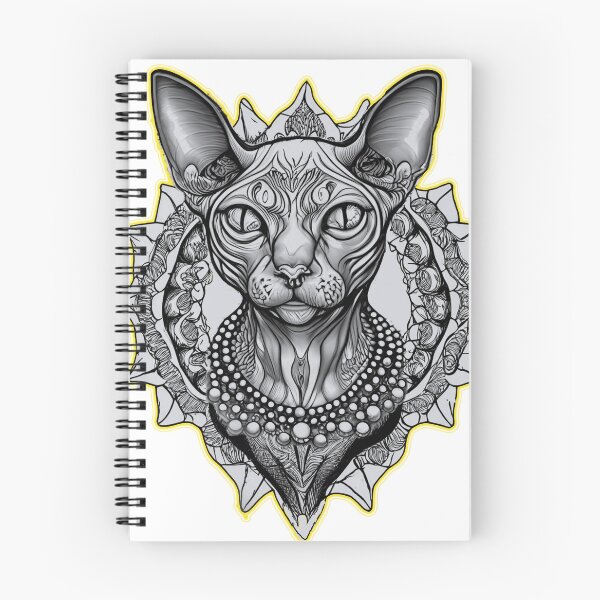 Item preview, Funny Sphynx Cat Art Hairless Cat Lover Pet designed and sold by Albaley.