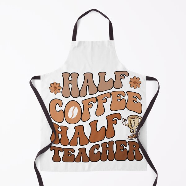 Item preview, Retro Half Coffee Half Teacher designed and sold by ElLocoMus.