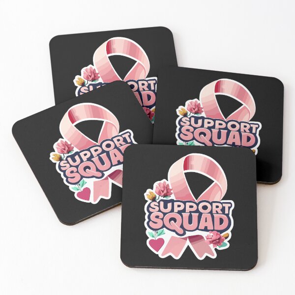 Item preview, Support Squad Breast Cancer Awareness Ribbon designed and sold by Hamza Mrizak.