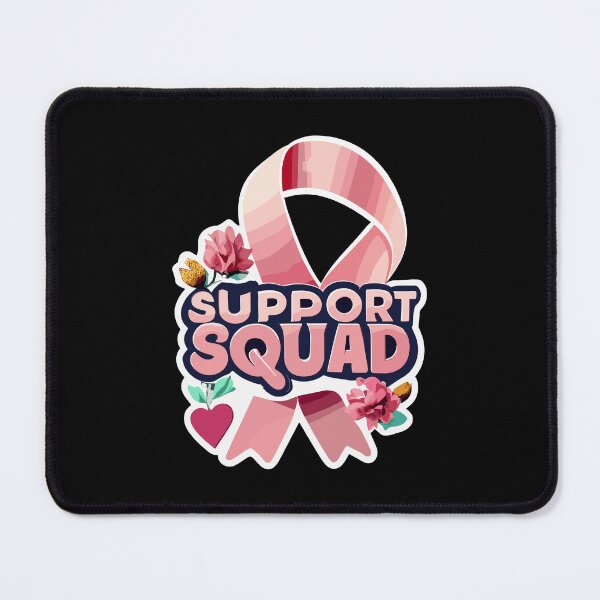 Item preview, Support Squad Breast Cancer Awareness Ribbon designed and sold by Hamza Mrizak.