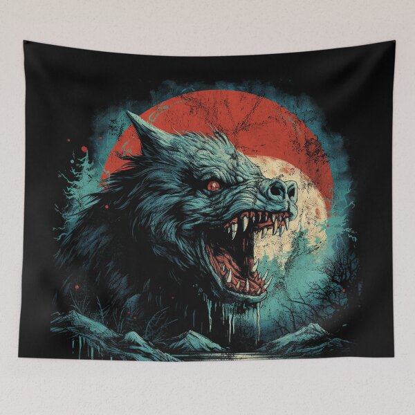 Item preview, A Vintage Distressed Bunyip - Australian Aboriginal Mythical Folklore designed and sold by GVRDesign.