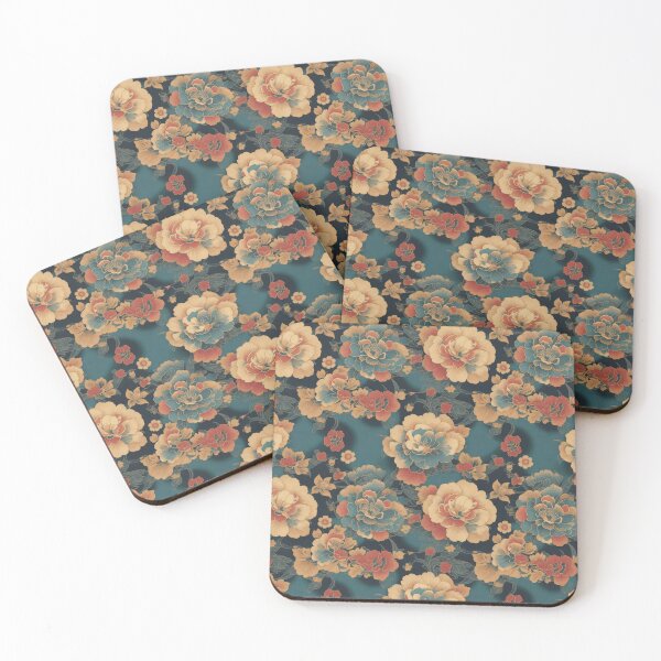 Item preview, Oriental flowers 55 designed and sold by DoodleLandShop.