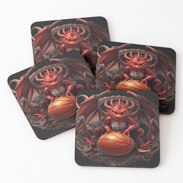 Item preview, Red basketball dragon designed and sold by Goolker.
