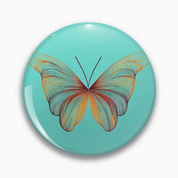 Item preview, "Colorful Butterfly Sticker - Vibrancy of Nature" designed and sold by shineslush.