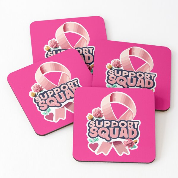 Item preview, Support Squad Breast Cancer Awareness Ribbon designed and sold by Hamza Mrizak.