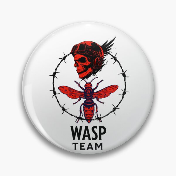 Item preview, Red Wasp Team Design designed and sold by ARTCLAYSTO.