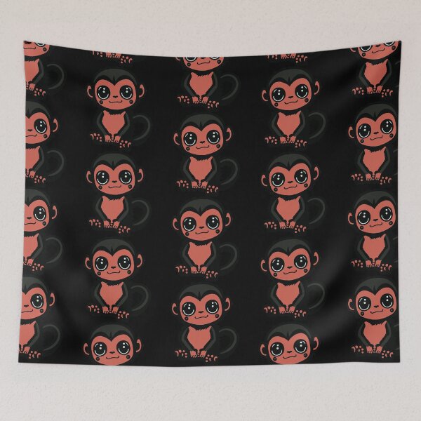 Item preview, Red Little Monkey designed and sold by Getup-clothing.