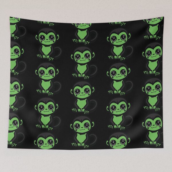 Item preview, Green Little Monkey designed and sold by Getup-clothing.