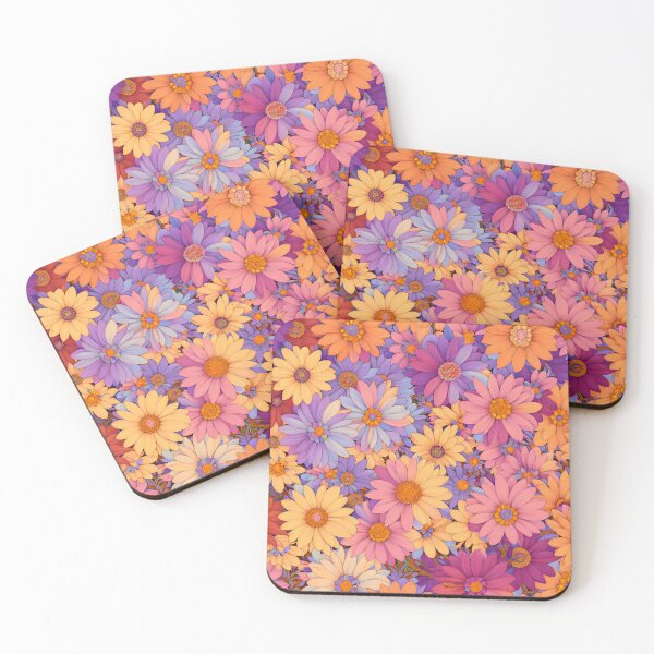Item preview, Maximalist Floral Display Flowers Seen From Above - Bohemian Blooms 1 of 4 designed and sold by Beachy.