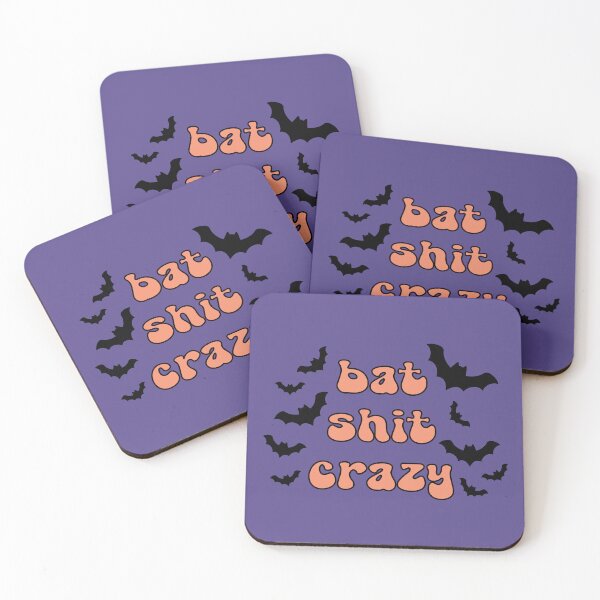 Item preview, Bat Shit Crazy Funny Halloween Pun designed and sold by TD Collective.