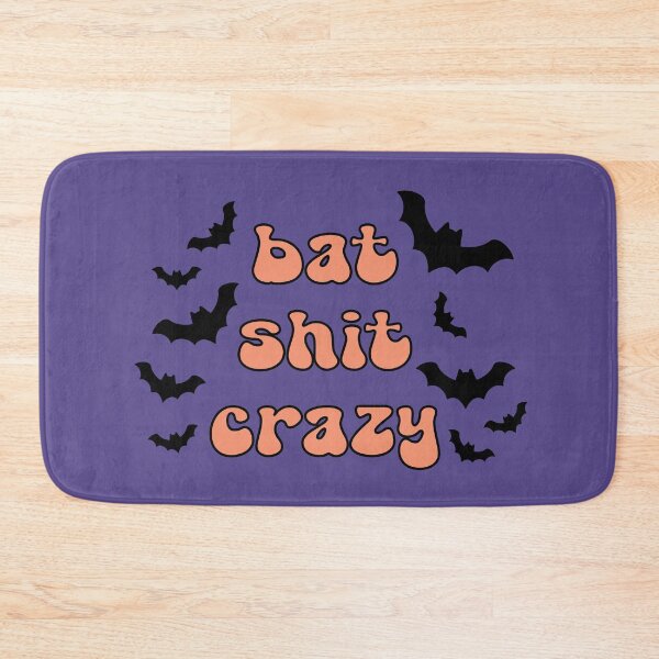 Item preview, Bat Shit Crazy Funny Halloween Pun designed and sold by TD Collective.