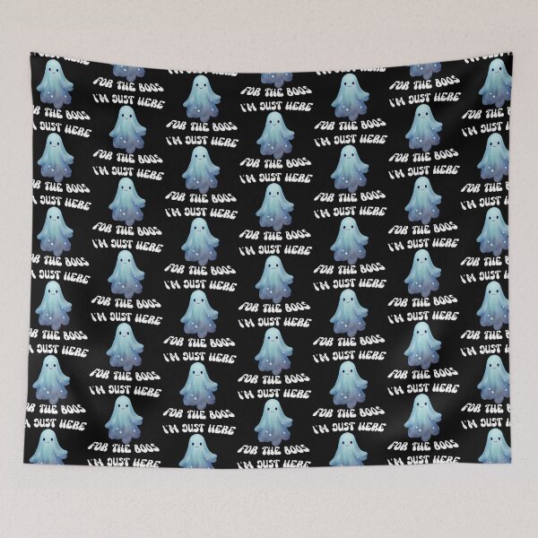Item preview, Halloween Cute Blue Kawaii Ghost designed and sold by DafraDesign.