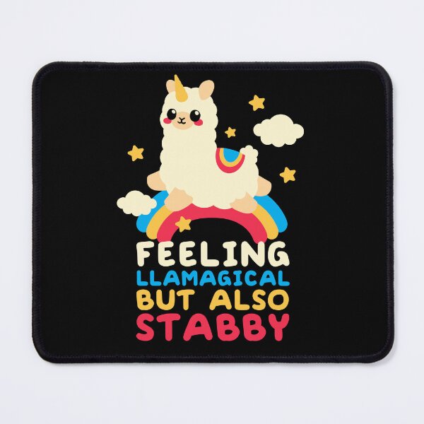 Item preview, llamagical but also stabby designed and sold by NemiMakeit.