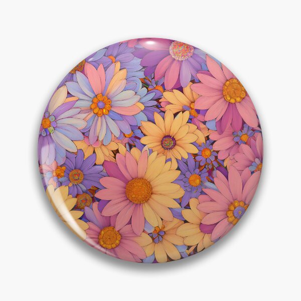 Item preview, Maximalist Floral Display Flowers Seen From Above - Bohemian Blooms 1 of 4 designed and sold by Beachy.