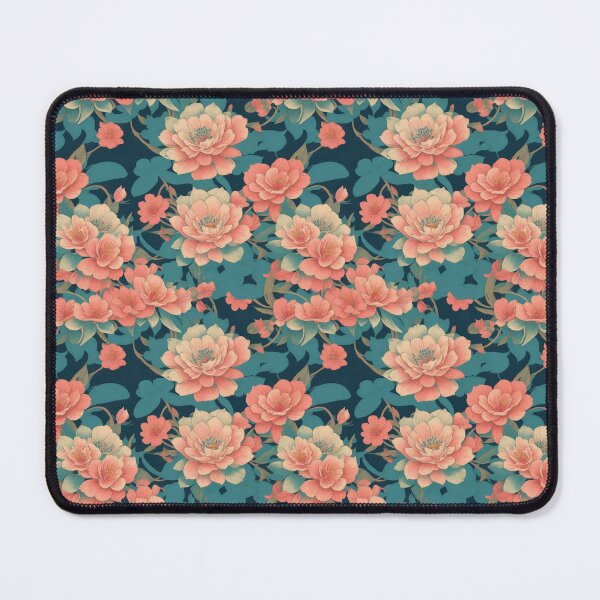 Item preview, Oriental flowers 60 designed and sold by DoodleLandShop.