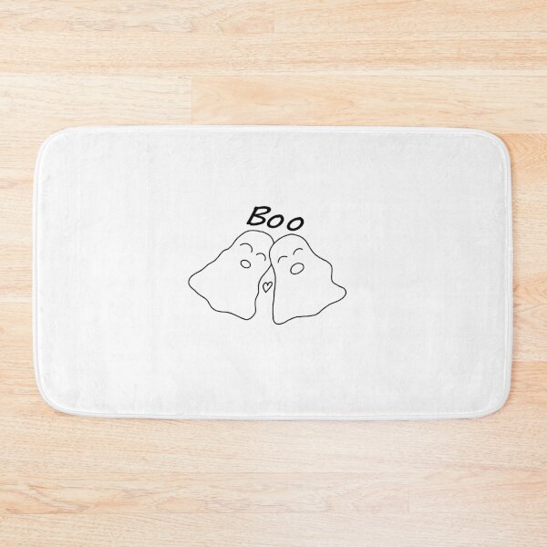 Item preview, Ghost couple Boo cute halloween decor lined heart designed and sold by freja4876.