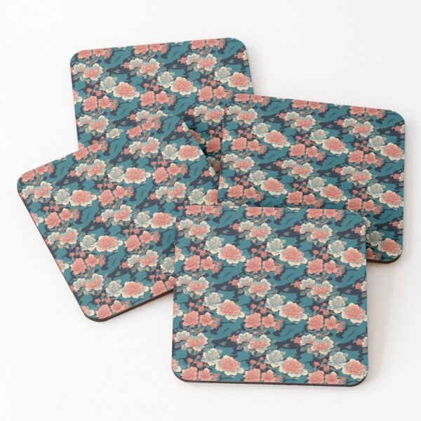 Item preview, Oriental flowers 64 designed and sold by DoodleLandShop.