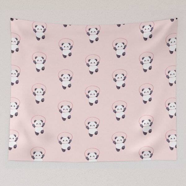 Item preview, Cute Panda Jumping Rope designed and sold by OPSakura.