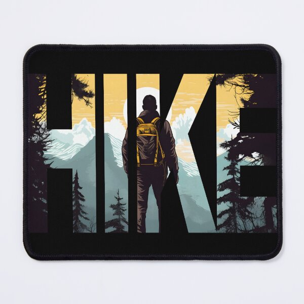 Item preview, Hiker enjoying the sunrise - word graphic designed and sold by Art Happens.