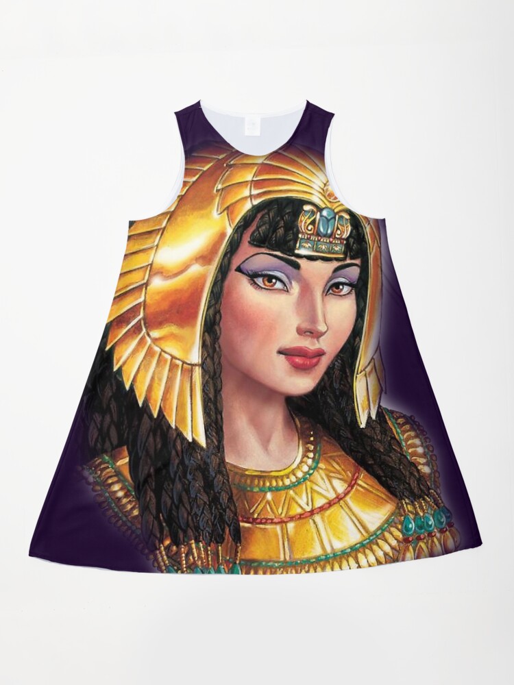 open lace back dress Egyptian Queen of the Nile Costume - Dress, Belt & Accessories