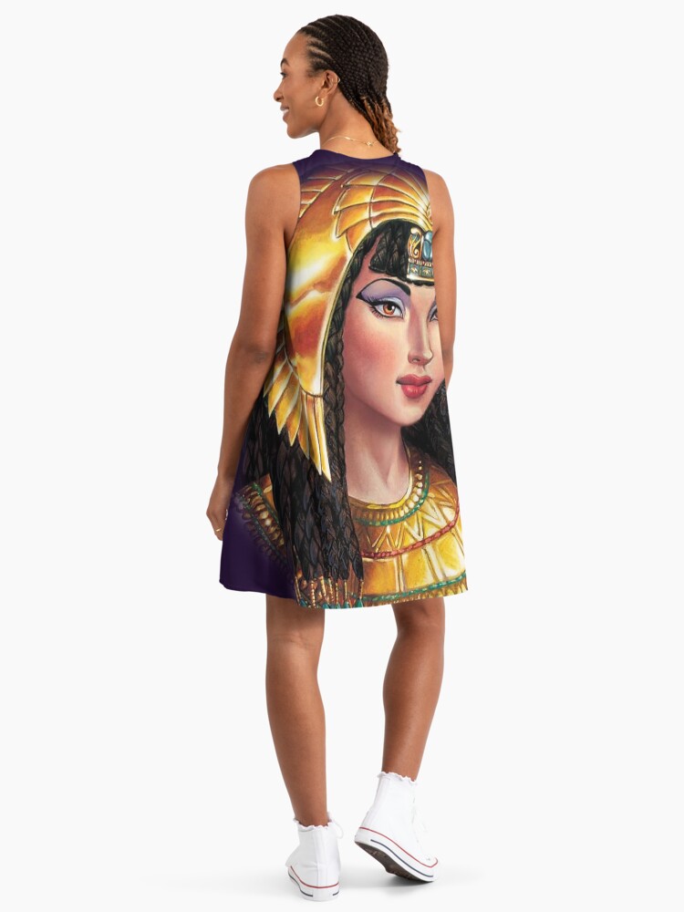 open lace back dress Egyptian Dress for Hire | Tutankhamen Pharaoh Dress for Rent main image 1