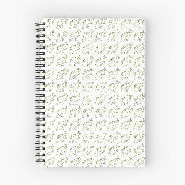 Item preview, Kawaii Black Bream Fish in Citrus Green and White designed and sold by fruttidimare.