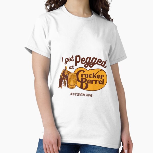 Item preview, I Got Pegged At Cracker Barrel designed and sold by happycapyprints.