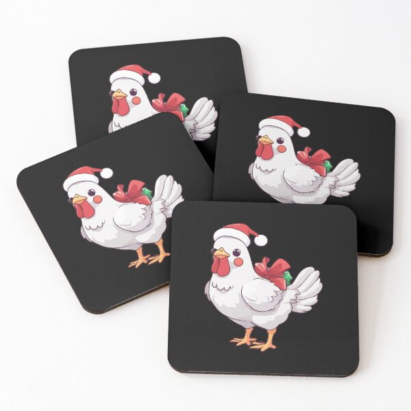 Item preview, Kawaii Christmas Chicken - Holiday Joy for Chicken Lovers designed and sold by Ridaelb.